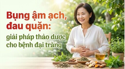 Bụng ậm ạch, đau quặn: giải pháp thảo dược cho bệnh đại tràng