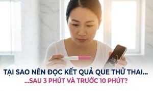 Tại sao nên đọc kết quả que thử thai sau 3 phút và trước 10 phút?