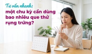Tư vấn nhanh: một chu kỳ cần dùng bao nhiêu que thử rụng trứng?