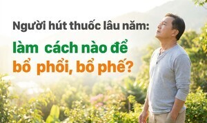 Người hút thuốc lâu năm: làm cách nào để bổ phổi, bổ phế?