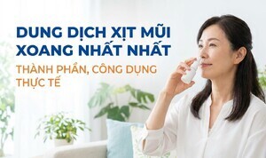Dung dịch Xịt Mũi Xoang Nhất Nhất: thành phần, công dụng thực tế