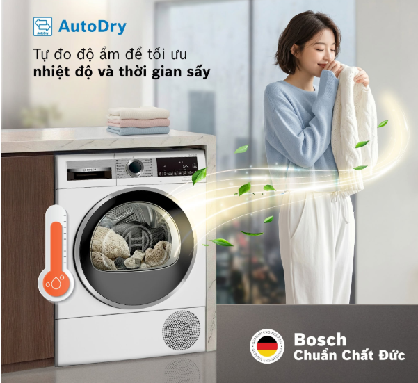 5 băn khoăn thường gặp trước khi mua máy giặt và máy sấy Bosch