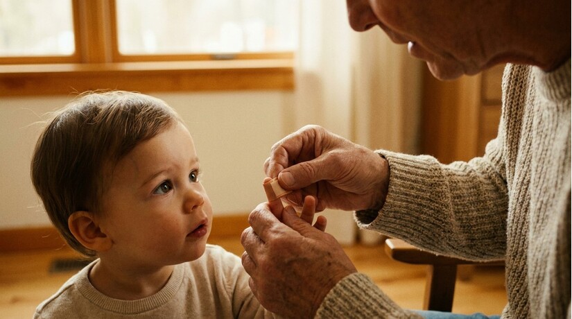 Chỉ cách băng vết thương cho bé: không đau, ít kích ứng