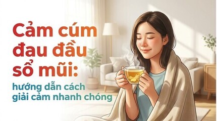 Cảm cúm đau đầu sổ mũi: hướng dẫn cách giải cảm nhanh chóng