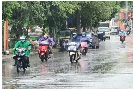 Dự báo thời tiết ngày 9/7: Bắc Bộ mưa dông, Trung Bộ nắng nóng