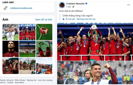 Cristiano Ronaldo bị cộng đồng mạng châm biếm vì bài đăng trên Facebook