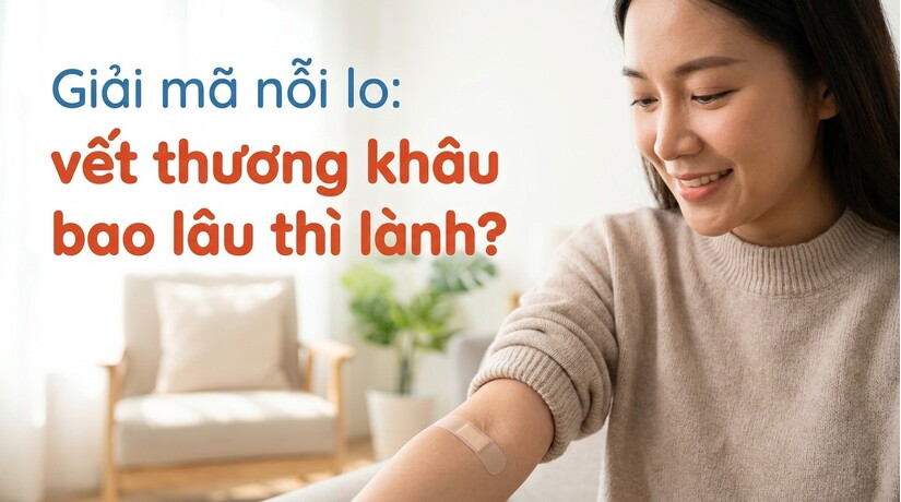Giải mã nỗi lo: vết thương khâu bao lâu thì lành?