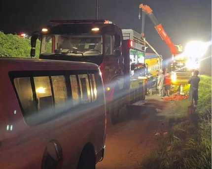 Tài xế xe khách lao khỏi cao tốc Pháp Vân - Cầu Giẽ khiến 4 người tử vong âm tính với cồn và ma túy