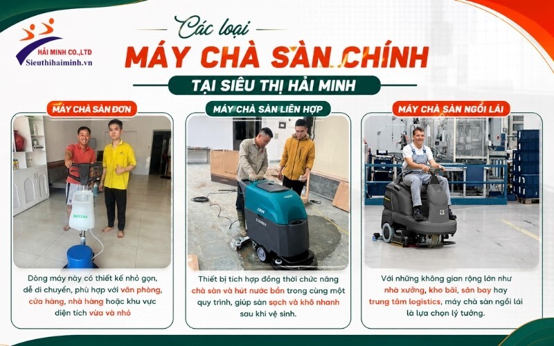 Siêu Thị Hải Minh - Đơn vị phân phối máy chà sàn hàng đầu Việt Nam 