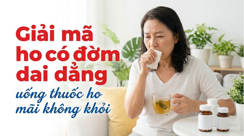 Giải mã ho có đờm dai dẳng, uống thuốc ho mãi không khỏi