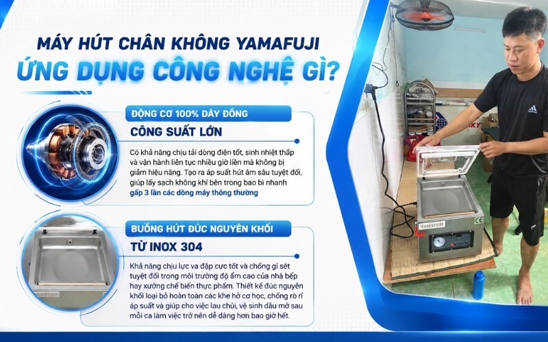 X3 hiệu suất với máy hút chân không Yamafuji công nghệ mới 