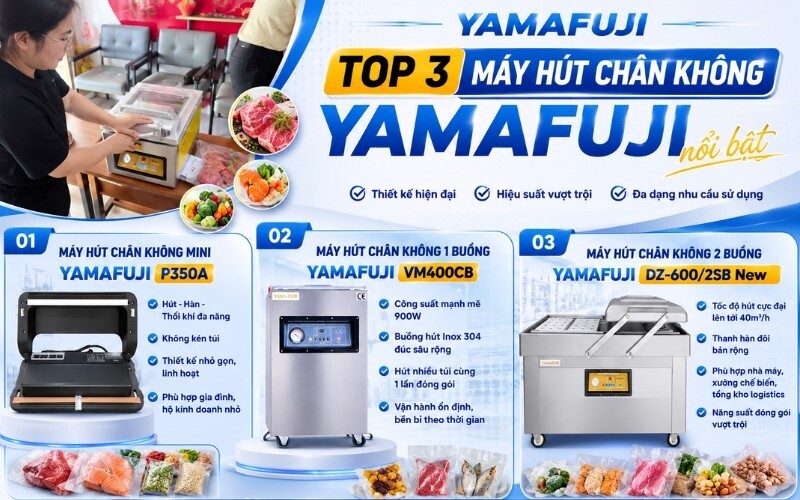 X3 hiệu suất với máy hút chân không Yamafuji công nghệ mới 