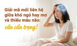 Giải mã mối liên hệ giữa khó ngủ hay mơ và thiếu máu não: cẩn trọng!
