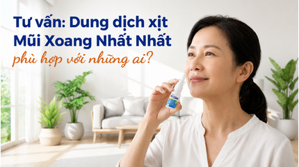 Tư vấn: Dung dịch xịt Mũi Xoang Nhất Nhất phù hợp với những ai?