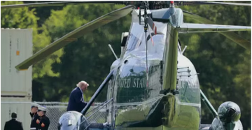 Máy bay chở Tổng thống Trump suýt áp sát phi cơ dân sự trên bầu trời Washington