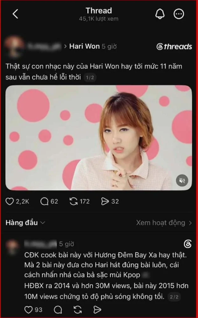 Ca sĩ Hari Won đón tin vui bất ngờ sau 11 năm