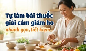 Tự làm bài thuốc giải cảm giảm ho nhanh gọn, tiết kiệm