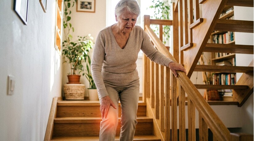 3 cách khắc phục cho người bị đau đầu gối không lên xuống cầu thang