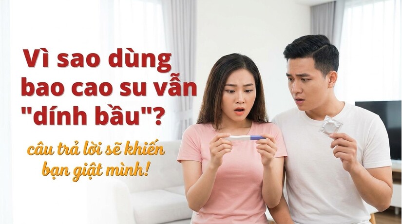 Vì sao dùng bao cao su vẫn "dính bầu" câu trả lời khiến bạn giật mình