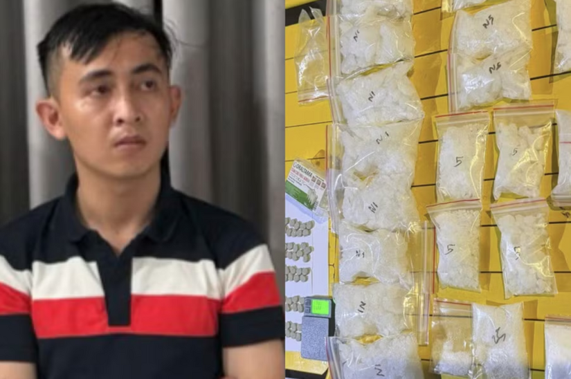 Bắt đối tượng truy nã, phát hiện tàng trữ hơn 1,3kg ma túy đá
