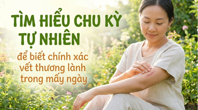 Tìm hiểu chu kỳ để biết chính xác vết thương lành trong mấy ngày