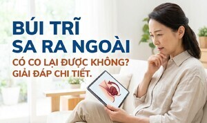 Búi trĩ sa ra ngoài có co lại được không? giải đáp chi tiết