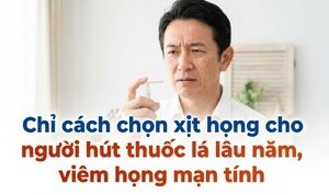 Chỉ cách chọn xịt họng cho người hút thuốc lá lâu năm, viêm họng