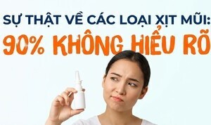 Sự thật về các loại xịt mũi: 90% không hiểu rõ