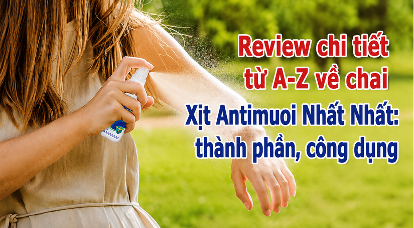Review chi tiết từ A-Z về chai Xịt Antimuoi Nhất Nhất