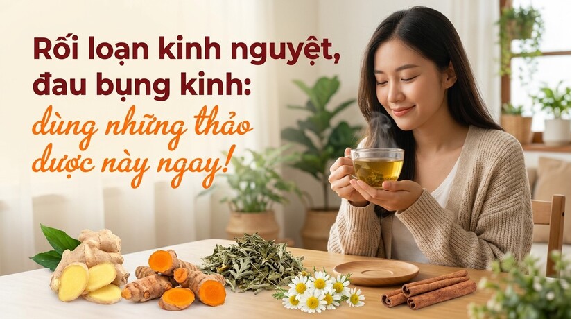 Rối loạn kinh nguyệt, đau bụng kinh: dùng những thảo dược này ngay!