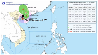 Bão số 4 áp sát Bạch Long Vĩ, cách Quảng Ninh khoảng 120km