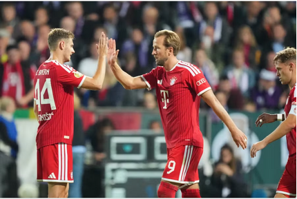 Kane lập cú đúp, Bayern Munich thắng ngược ở Cúp Quốc gia Đức