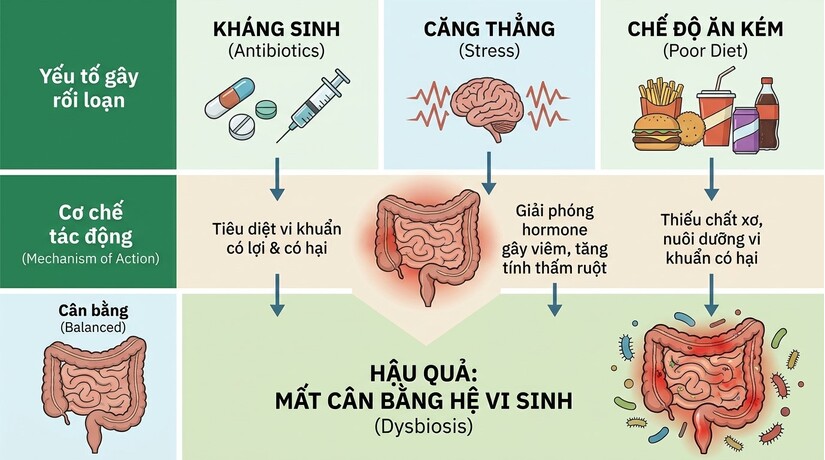 3 dấu hiệu cảnh báo cơ thể đang cần men vi sinh