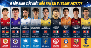 9 tân binh Việt kiều tại V.League 2026/2027 gồm những ai, có gì đáng chú ý?