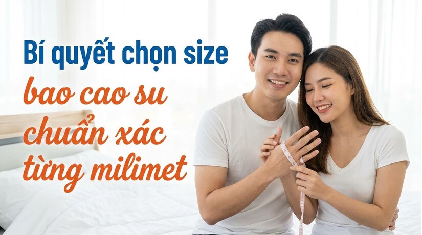Bí quyết chọn size bao cao su chuẩn xác từng milimet