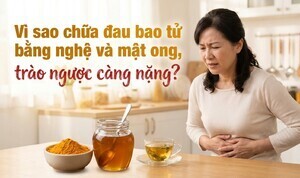 Vì sao chữa đau bao tử bằng nghệ và mật ong, trào ngược càng nặng?