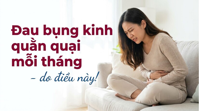 Đau bụng kinh quằn quại mỗi tháng - do điều này!