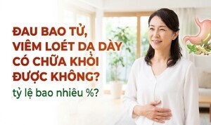 Đau bao tử, viêm loét dạ dày có chữa khỏi không? tỷ lệ bao nhiêu %?