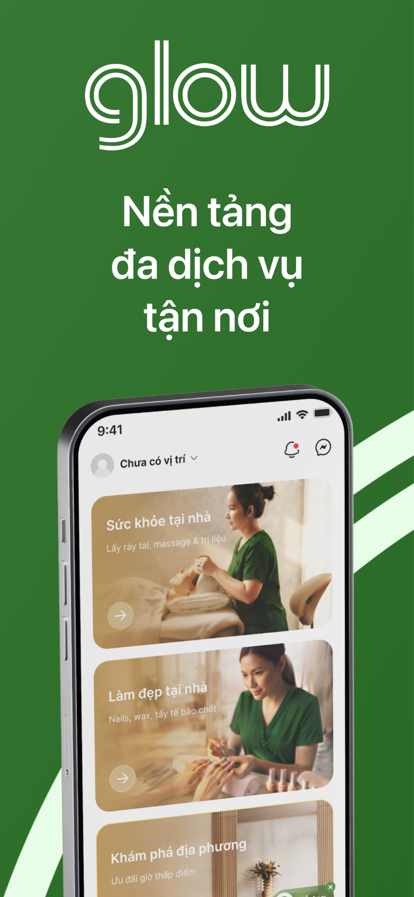 Glow App tối ưu trải nghiệm tìm kiếm và kết nối dịch vụ chăm sóc