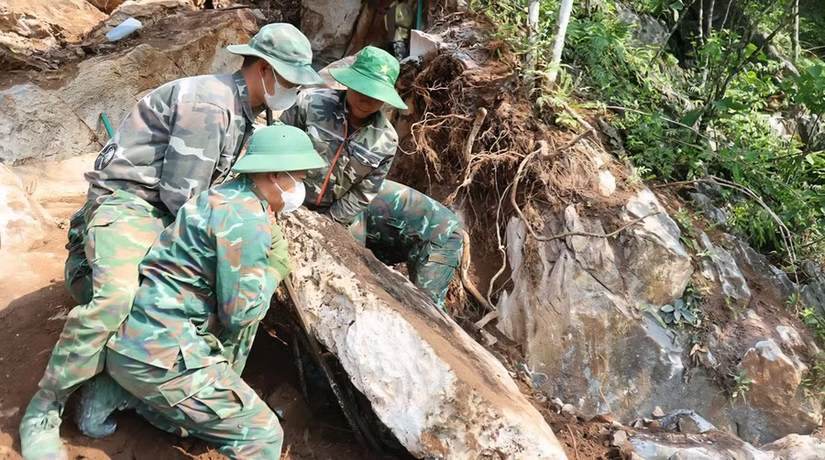 Xác định 69 hài cốt liệt sĩ tại Điểm cao 685 ở Tuyên Quang