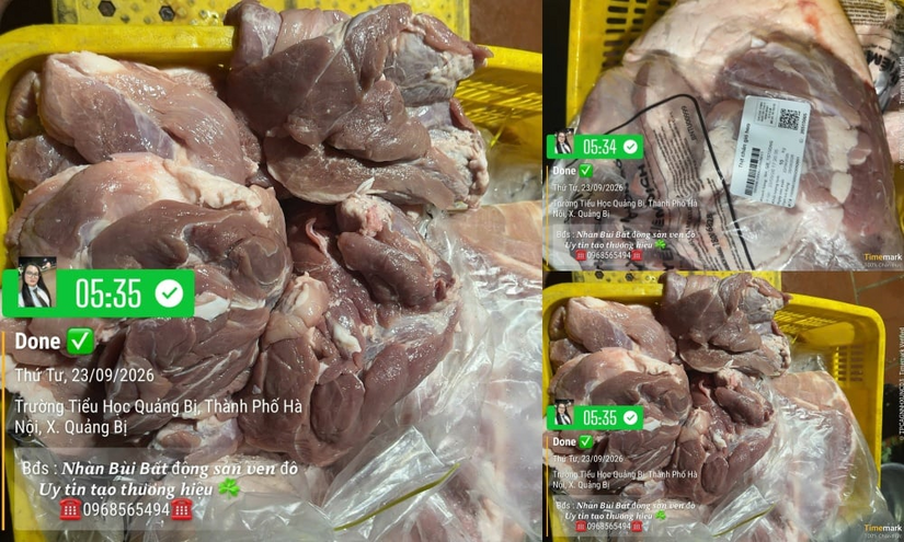Thịt trong suất ăn bán trú ở Hà Nội như tóp mỡ: Nhà trường báo cáo gì?