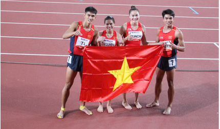Điền kinh Việt Nam giành HCĐ nghẹt thở ở ASIAD 2026: Bản lĩnh vượt qua 'dàn sao' nhập tịch