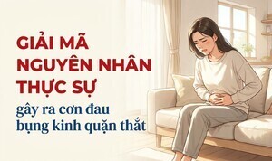Giải mã nguyên nhân thực sự gây ra cơn đau bụng kinh quặn thắt