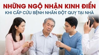 Những ngộ nhận kinh điển khi cấp cứu bệnh nhân đột quỵ tại nhà