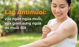 Lăn Antimuoi: vừa ngăn ngừa muỗi, vừa giảm sưng ngứa do muỗi đốt