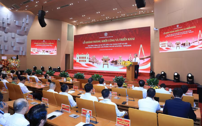Hà Nội có 96 công trình, dự án khánh thành, khởi công dịp 10/10