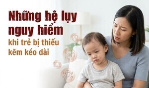 Những hệ lụy nguy hiểm khi trẻ bị thiếu kẽm kéo dài