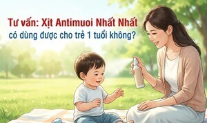 Tư vấn: Xịt Antimuoi Nhất Nhất có dùng được cho trẻ 1 tuổi không?