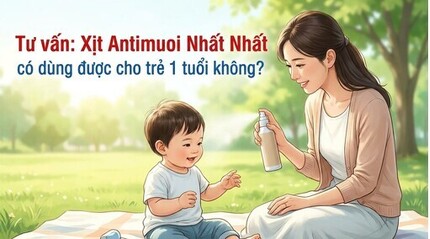 Tư vấn: Xịt Antimuoi Nhất Nhất có dùng được cho trẻ 1 tuổi không?