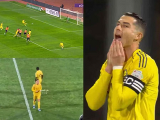 Ronaldo nổi giận sau pha đá hỏng phạt đền